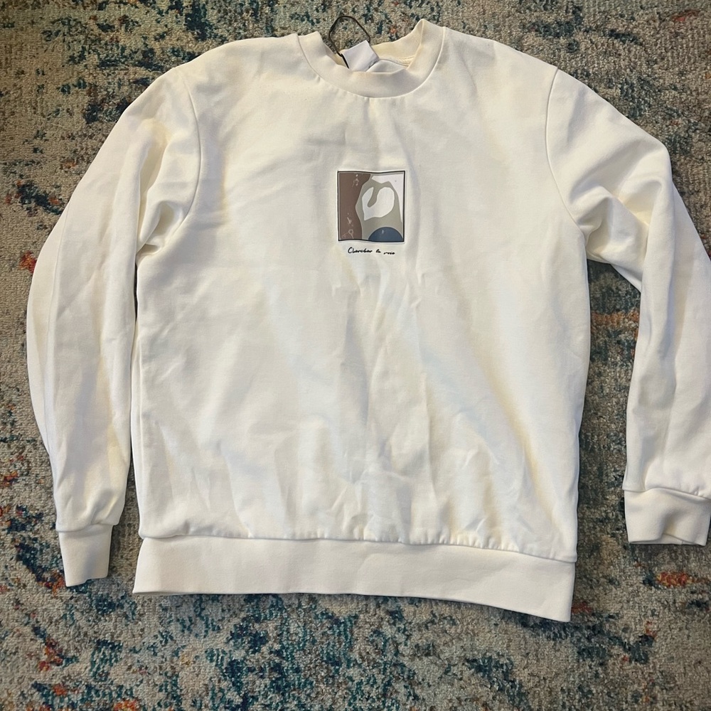 White mens sweater